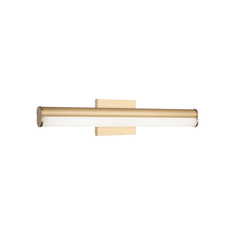 Matteo Lighting Junction 23" LED Wall Sconce in Aged Gold Brass (W36524AG)