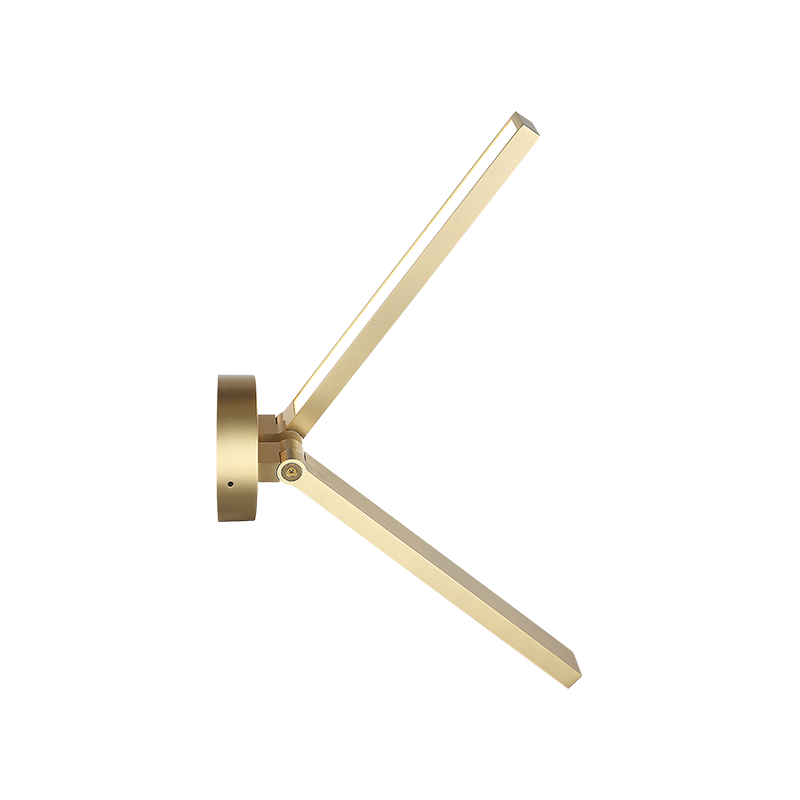 Matteo Lighting Archie 26" 2-Light LED Bath Vanity Light in Brushed Gold (W39026BG) – alternate view