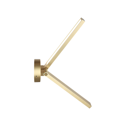 Matteo Lighting Archie 26" 2-Light LED Bath Vanity Light in Brushed Gold (W39026BG) – alternate view