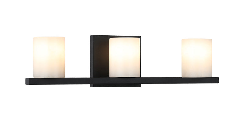 Matteo Lighting Lindy 18" 3-Light Bath Vanity Light in Matte Black (W42903MB)