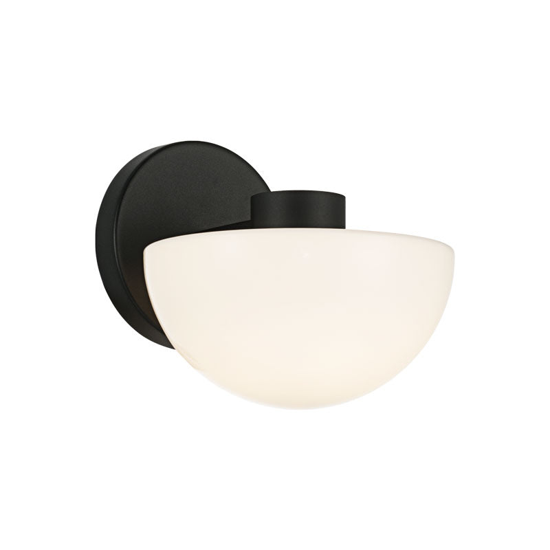 Matteo Lighting Gardena 7" Wall Sconce in Matte Black (W43701MBOP)
