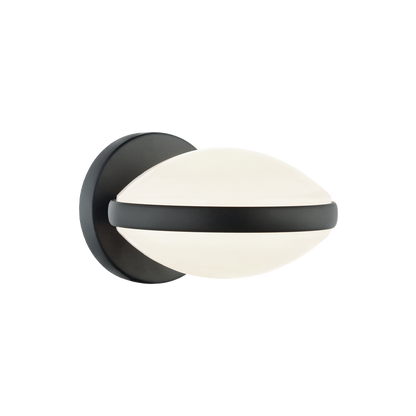 Matteo Lighting Chatoyant Wall Sconce Black, Matte Black