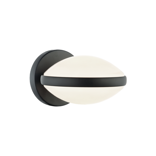 Matteo Lighting Chatoyant Wall Sconce in Matte Black, 6.75"W (W71501MB)