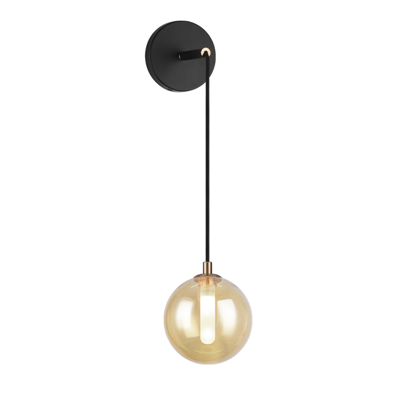 Matteo Lighting Magma 22-in LED Wall Sconce Amber