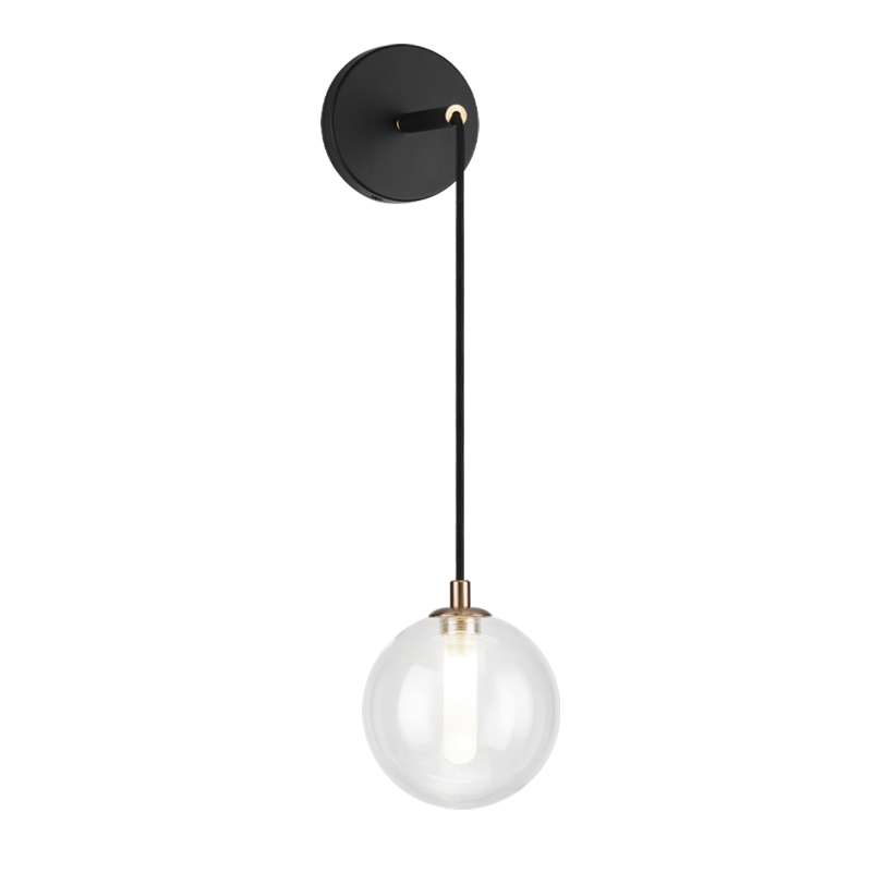 Matteo Lighting Magma 22-in LED Wall Sconce Clear