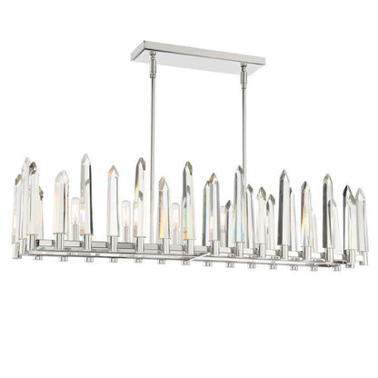 Crystorama Watson Chandelier Polished Nickel