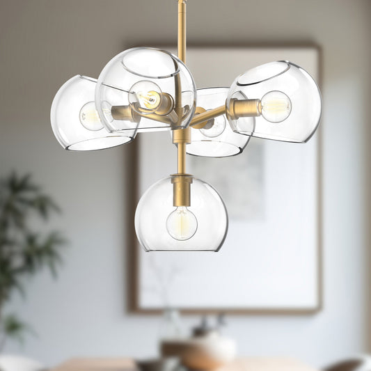 Willow 18" 5-Light Chandelier