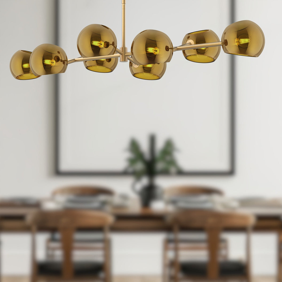 Willow 48" 8-Light Linear Pendant