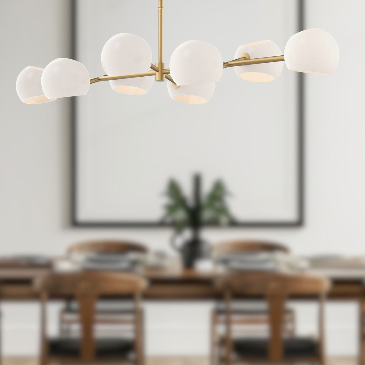 Willow 48" 8-Light Linear Pendant