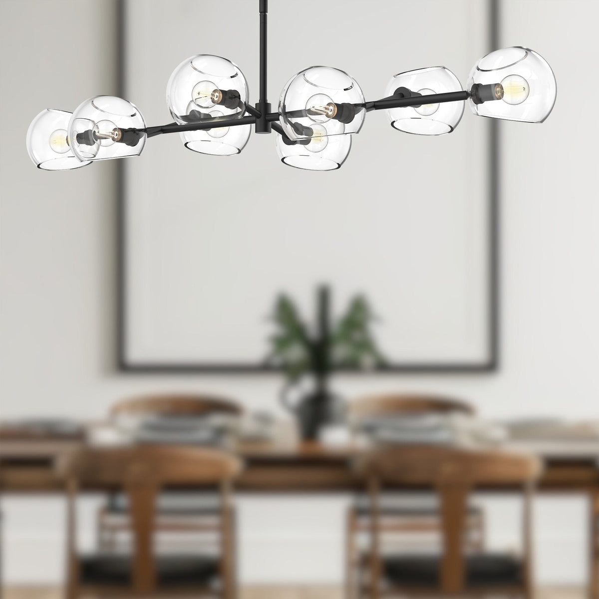 Willow 48" 8-Light Linear Pendant