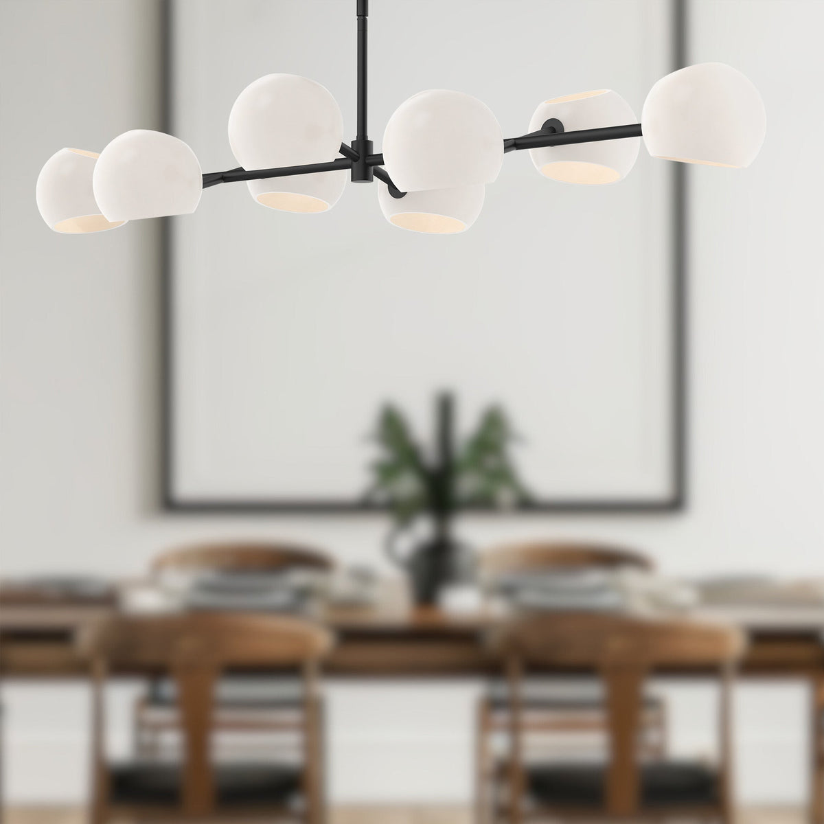 Willow 48" 8-Light Linear Pendant