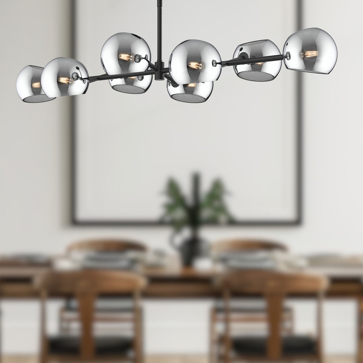 Willow 48" 8-Light Linear Pendant