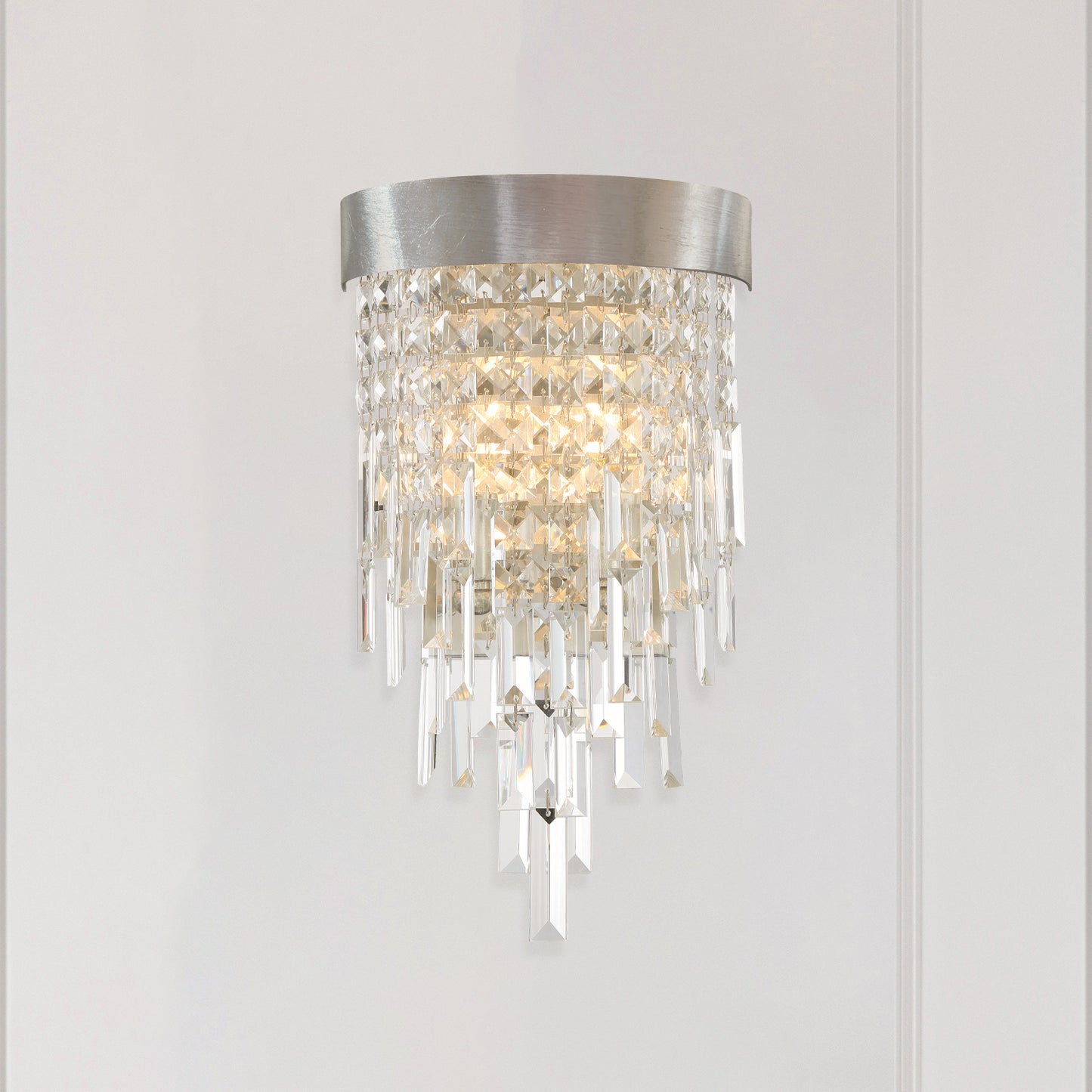 Winfield 2 Light Antique Silver Sconce