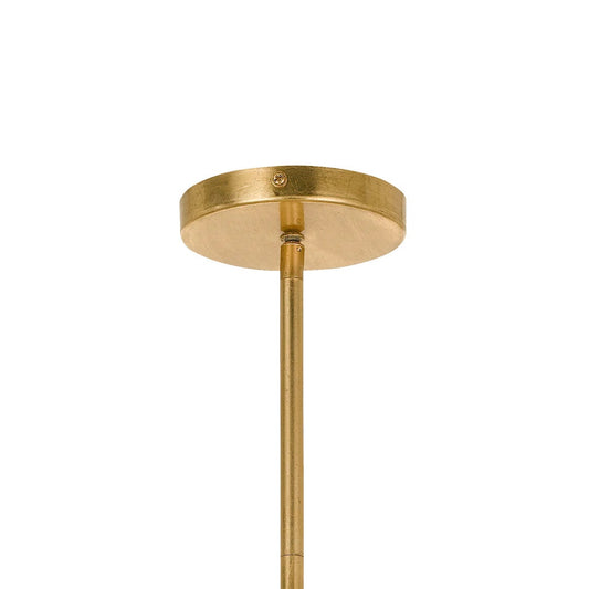 Winham 5 Light Antique Gold Crystal Chandelier