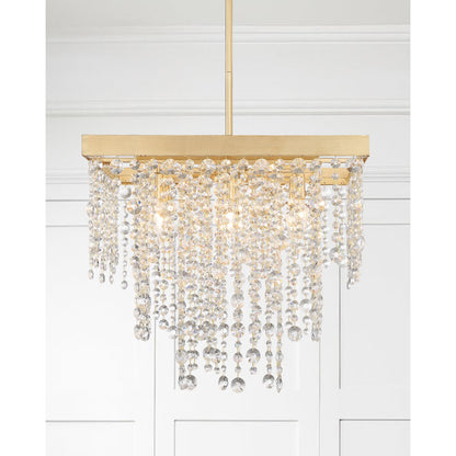 Winham 8 Light Chandelier - Antique Gold