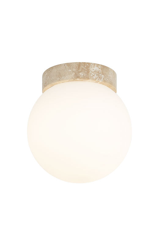 Matteo Lighting Dune 9" Travertine Wall Sconce in Turkish Travertine (WX44011WH)