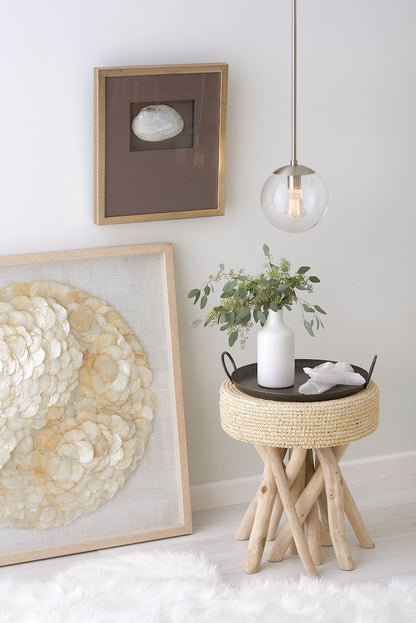 Hinkley Warby Down Pendant Black, Steel