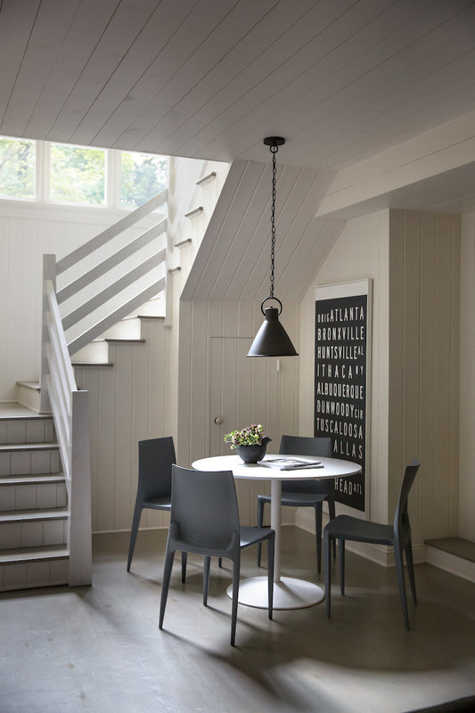 Hinkley Winnie Down Pendant Steel, White, Polished White