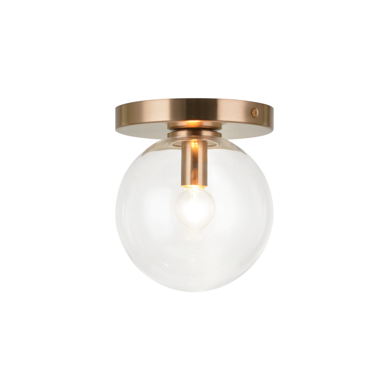 Matteo Lighting Cosmo 6-in Flush Mount Aged Brass
