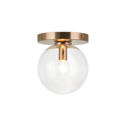 Matteo Lighting Cosmo 6-in Flush Mount Aged Brass