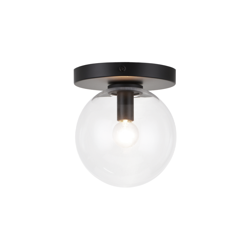 Matteo Lighting Cosmo 6-in Flush Mount Black