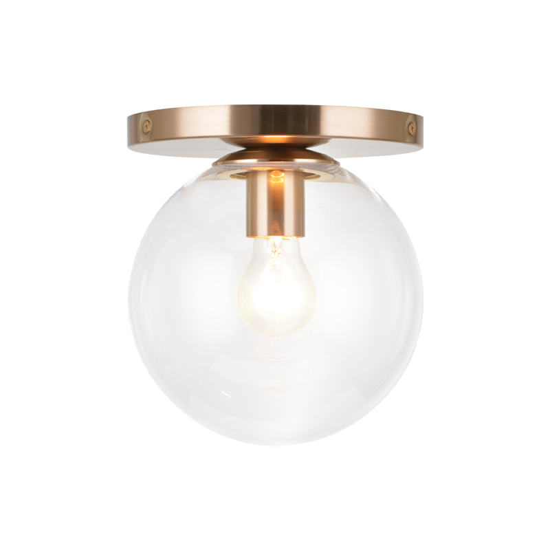 Matteo Lighting Cosmo 8-in Flush Mount Aged Brass
