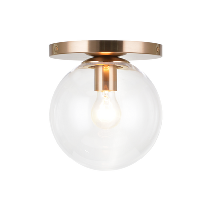 Matteo Lighting Cosmo 8-in Flush Mount Aged Brass