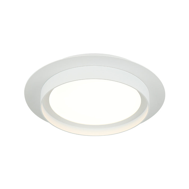 Matteo Lighting Iris 12" LED Flush Mount in Matte White (X20212MW)