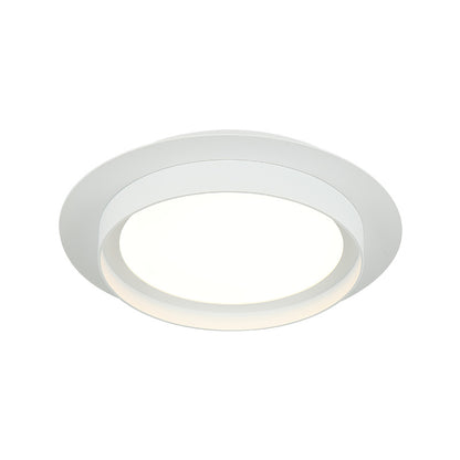 Matteo Lighting Iris 12" LED Flush Mount in Matte White (X20212MW)