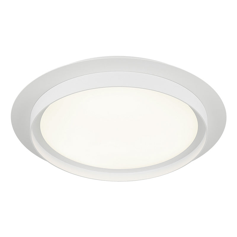 Matteo Lighting Iris 16" LED Flush Mount in Matte White (X20216MW)