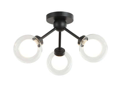 Solaris Flush Mount Matte Black