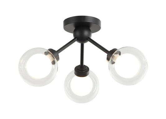 Solaris Flush Mount Matte Black