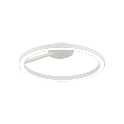 Matteo Lighting Trundle 16" LED Flush Mount in White (X36716WH)