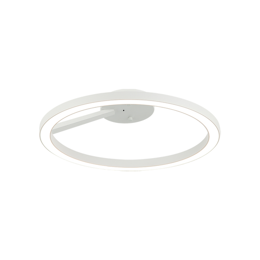 Matteo Lighting Trundle 16" LED Flush Mount in White (X36716WH)