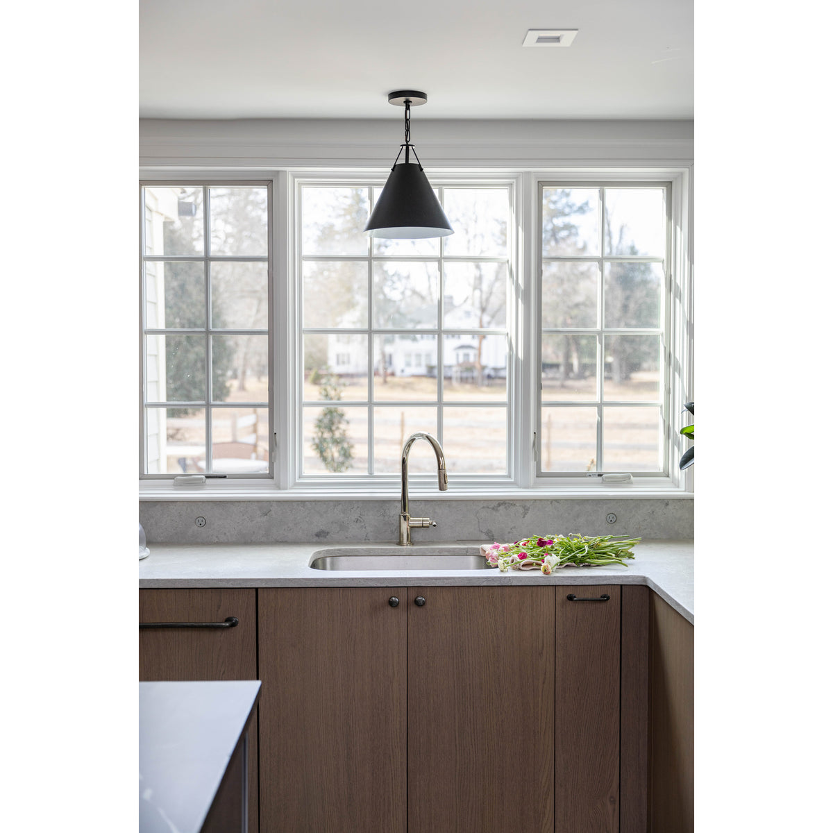 Xavier 1 Light Mini Pendant - Matte Black