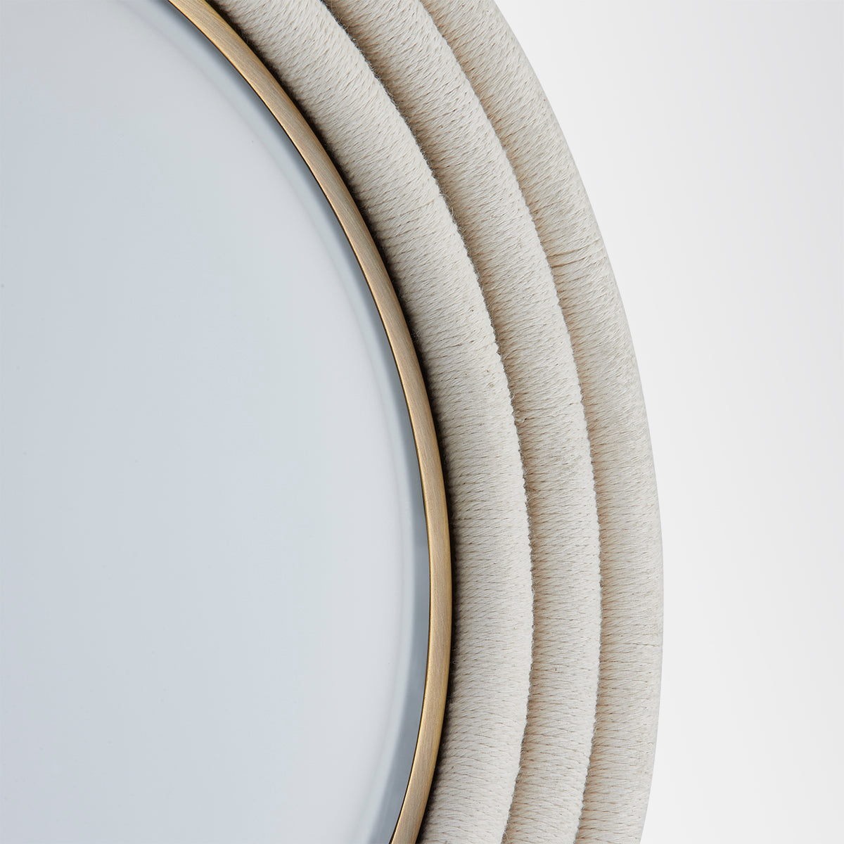 Troy Zion Flush Mount Patina Brass Detail 2