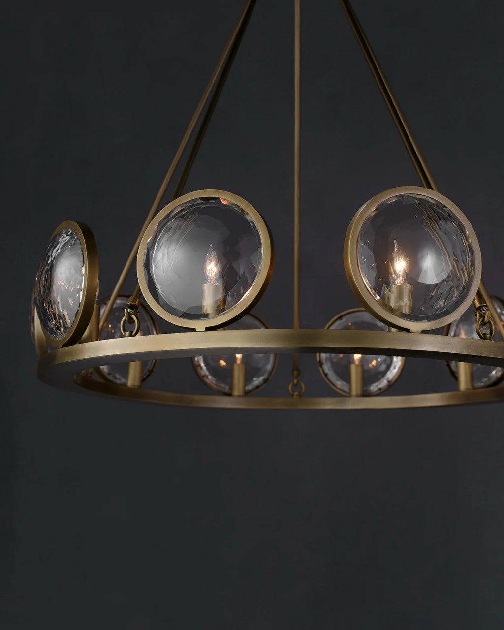 MarjieScope Brass Chandelier, Currey and Company (9000-0119 KJTW)