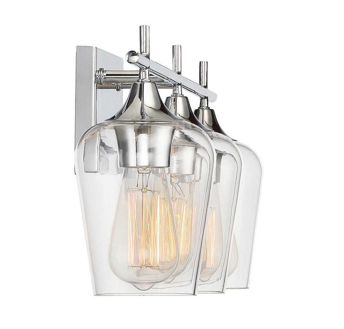 Savoy House Octave 3-Light Bath Vanity Warm Brass