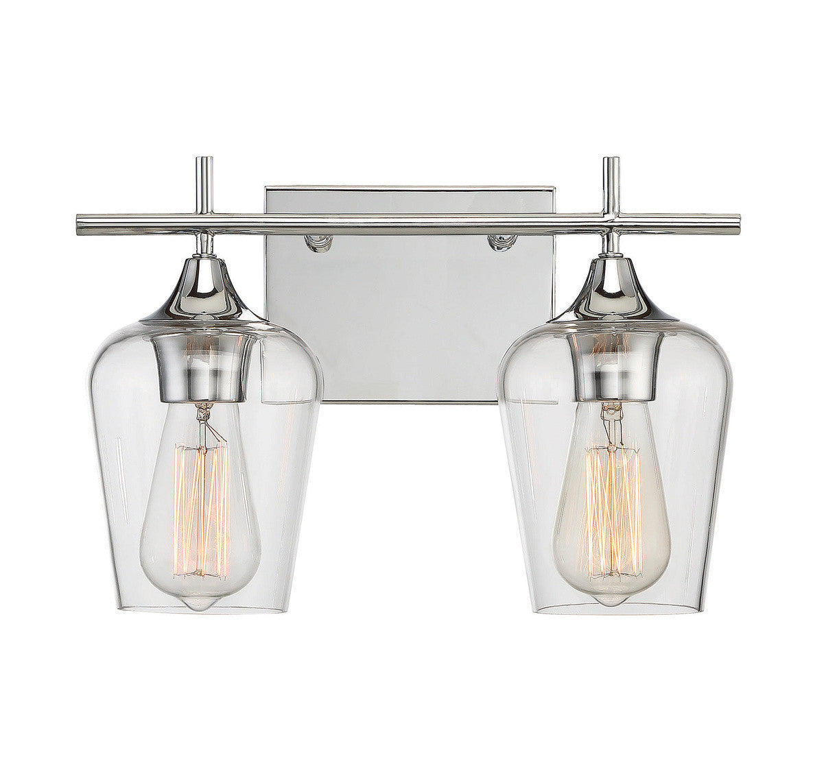 Savoy House Octave 2-Light Bath Vanity Polished Chrome