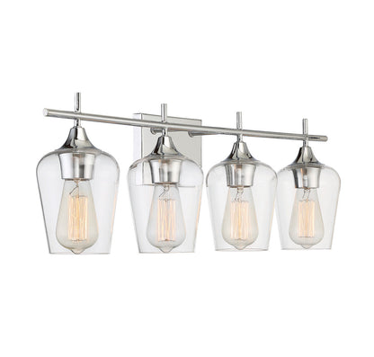 Savoy House Octave 4-Light Bath Vanity Warm Brass