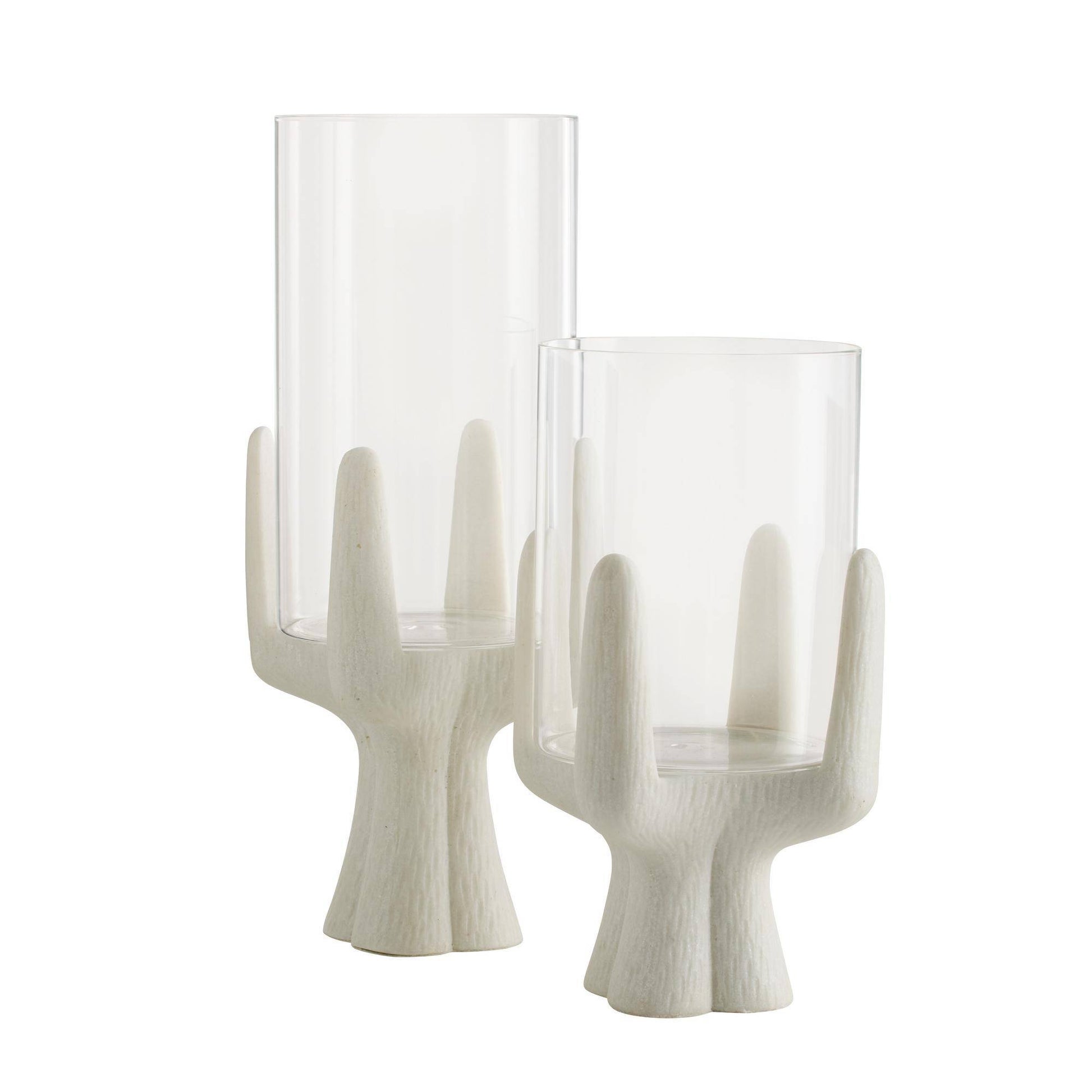 Arteriors Home Maria Hurricanes, Set of 2 Ivory