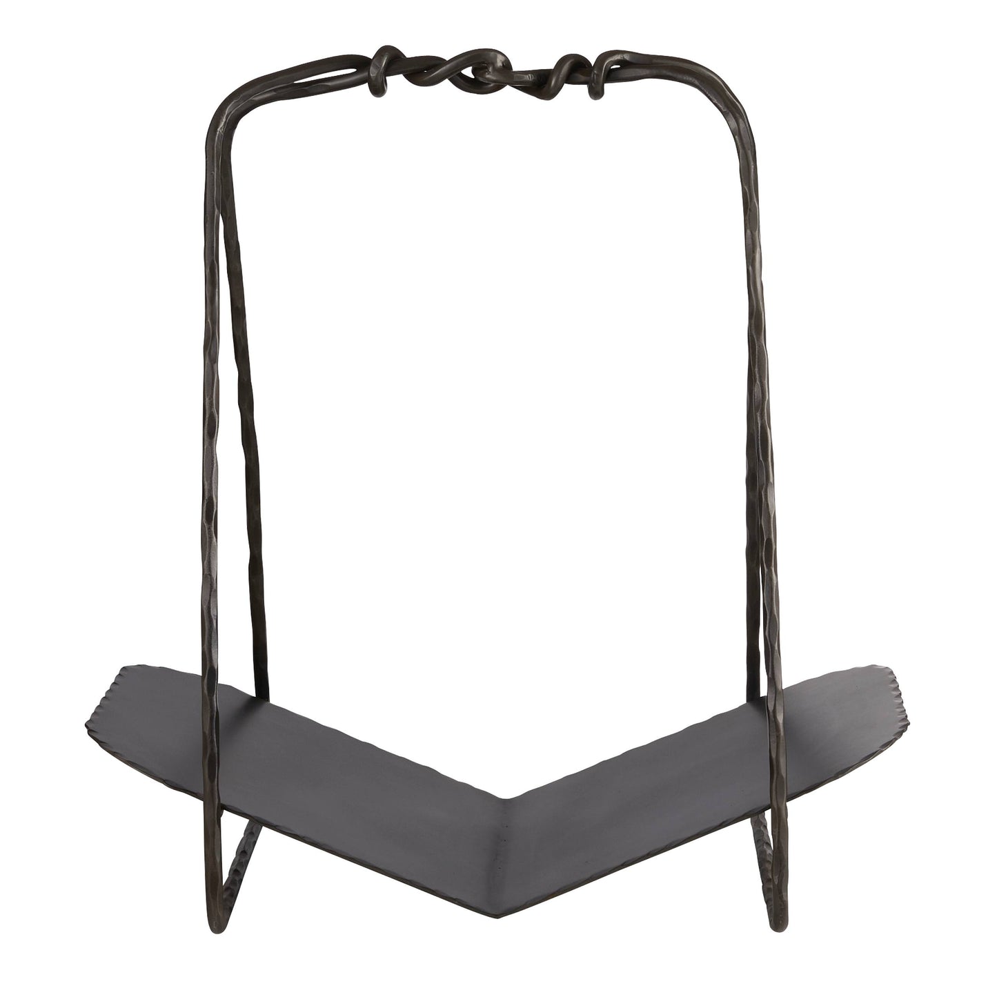 Arteriors Home Darius Log Holder Blackened Iron