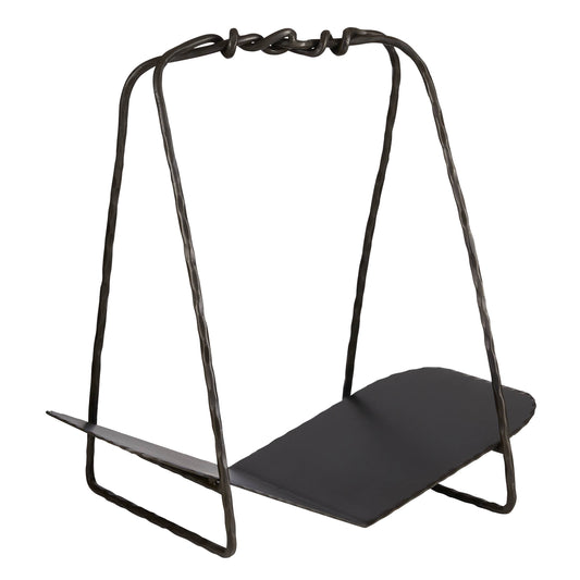Arteriors Home Darius Log Holder Blackened Iron
