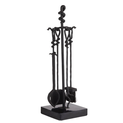 Arteriors Home Denison Fireplace Toolset Blackened Iron
