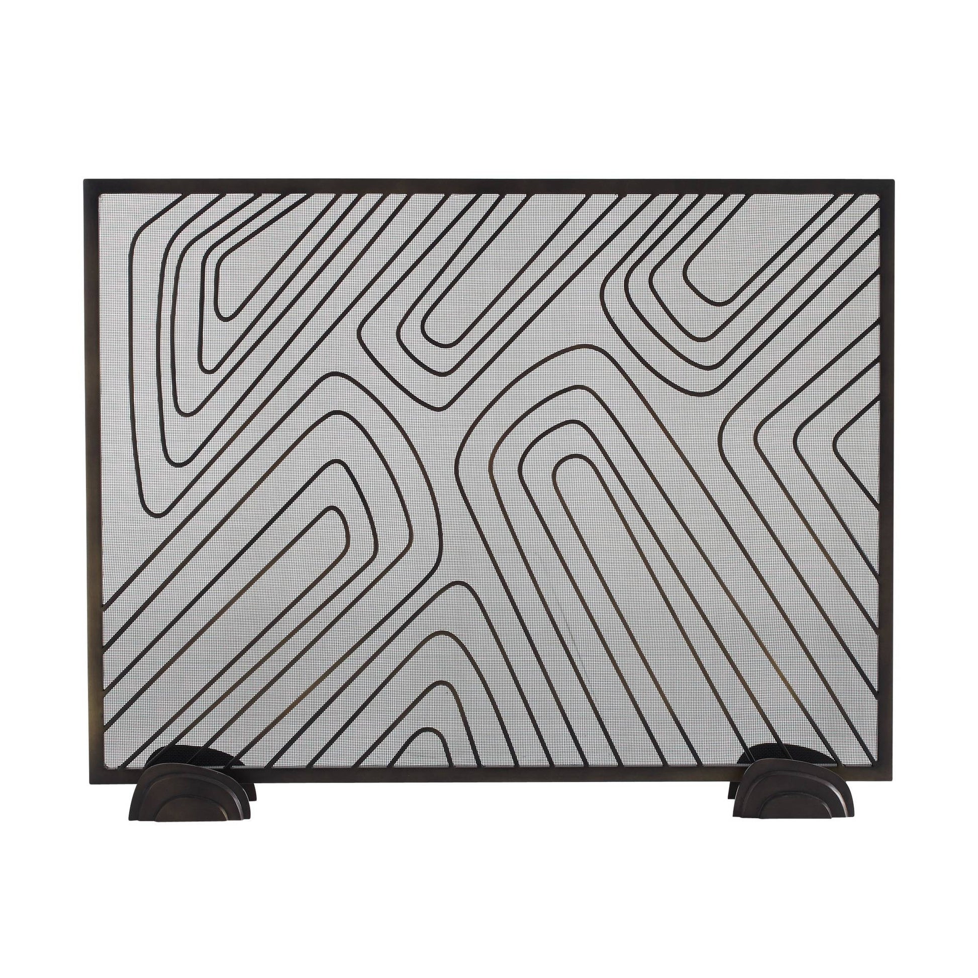 Arteriors Home Holmes Firescreen Bronze