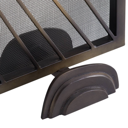 Arteriors Home Holmes Firescreen Bronze