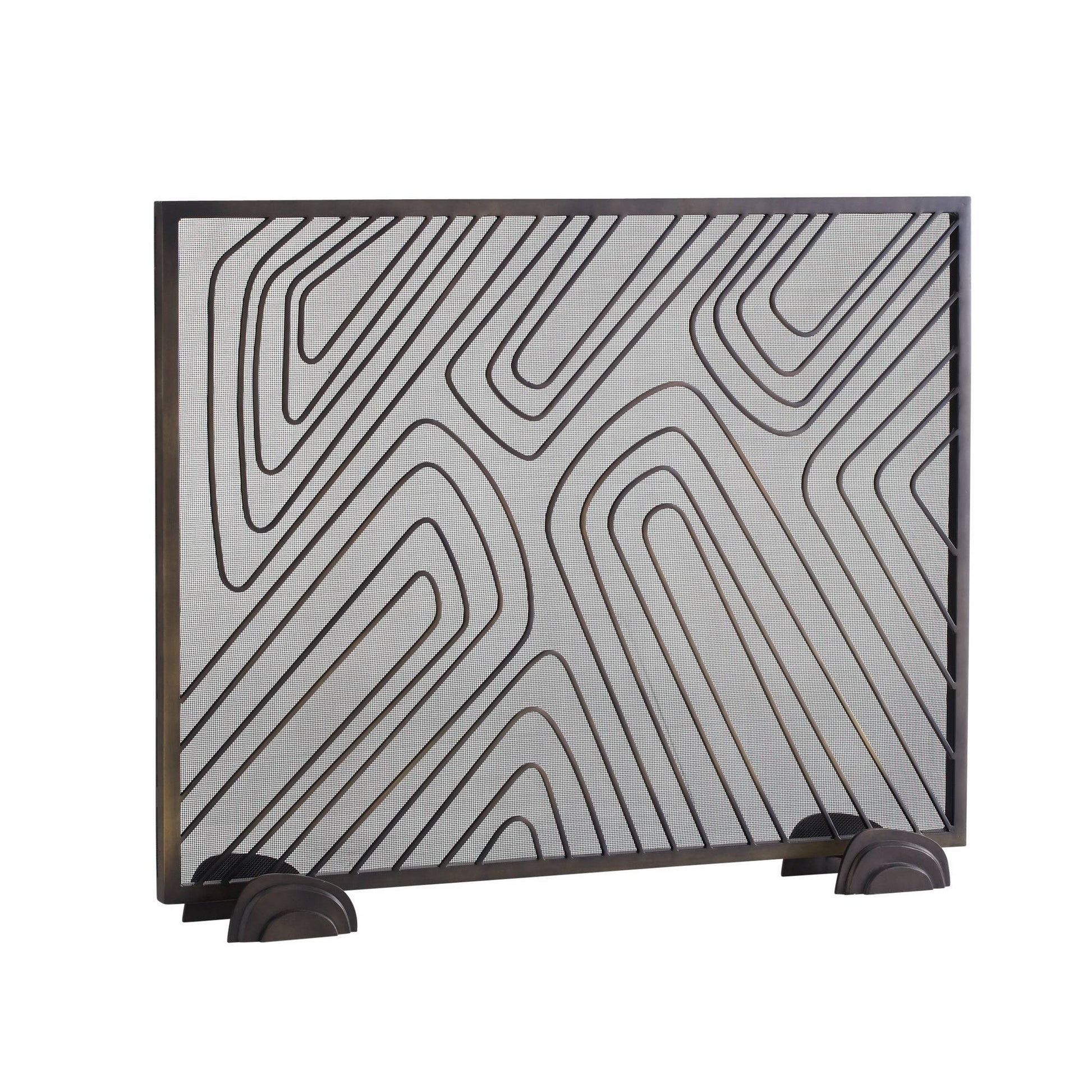 Arteriors Home Holmes Firescreen Bronze