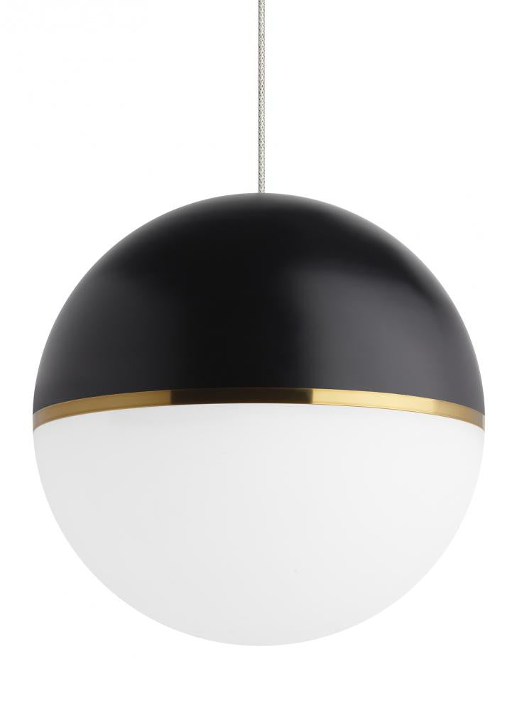 Visual Comfort Modern Akova Grande Pendant Black