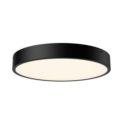 Alora Lighting Adelaide 15-in Matte Black LED Flush Mount FM554015MB-5CCT