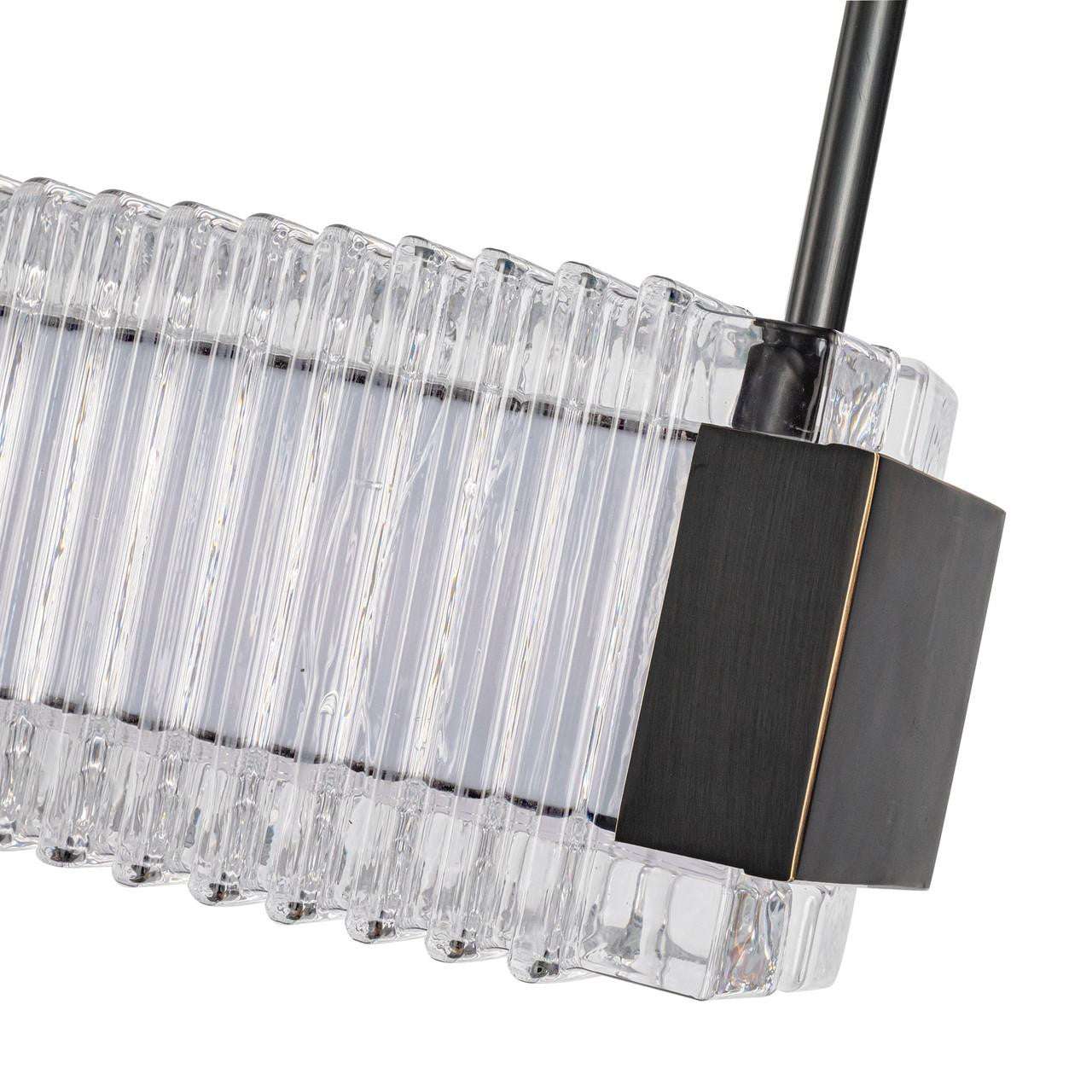 Alora Lighting Alai LED Linear Pendant Vintage Brass